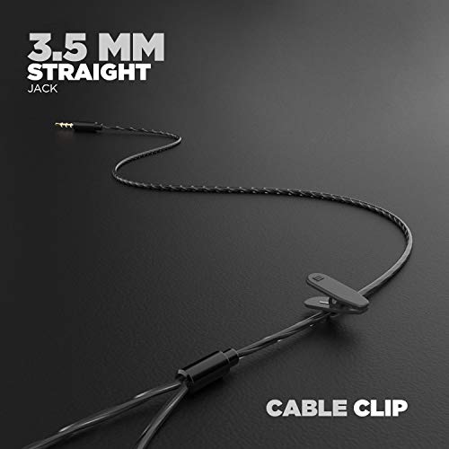 boAt Bassheads 242 in Ear Wired Earphones with Mic(Active Black)