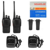 Walkie Talkie for Kids Light Weight with Rechargeable Battery - 2 Way Radio Fun and - Set of 2 - Black Playtime Adventure for Kids and All Ages