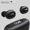 boAt Airdopes 121v2 True Wireless Earbuds with Upto 14 Hours Playback, Lightweight Earbuds, 8MM Drivers, LED Indicators and Multifunction Controls(Active Black)