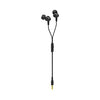 JBL C100SI Wired In Ear Headphones with Mic, JBL Pure Bass Sound, One Button Multi-function Remote, Angled Buds for Comfort fit (Black)