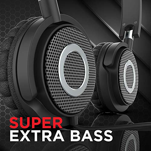 boAt Bassheads 900 Wired On Ear Headphones with Mic (Carbon Black)