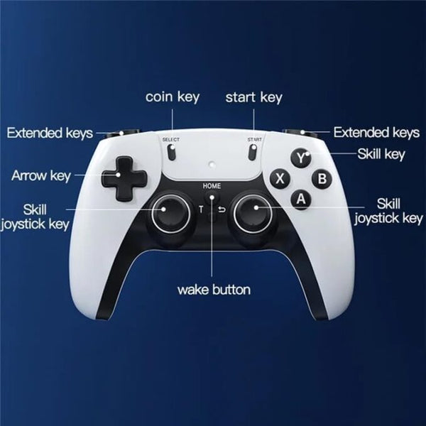M22 Retro Game Stick - Wireless HD, 52 Emulators, 30,000+ Games, 64GB, Classic Edition with Takken/GTA Vcity/God of War