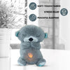 Baby Sound Light Bear Soothe Breathing, Sensory Details Music Lights Rhythmic Breathing Motion Musical for Children to Relax and Sleep Baby Toy Plush Best Gift for Kids