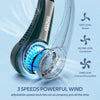 Hanging Neck Fan - 3 Adjustable Gears - Power Button & Fan Speed Selection | Type C USB Port Input | Dual Motor Hands-Free Cooling