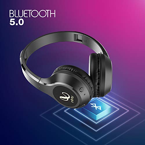 Infinity (JBL) Glide 510, 72 Hrs Playtime with Quick Charge, Wireless On Ear Headphone with Mic, Deep Bass, Dual Equalizer, Bluetooth 5.0 with Voice Assistant Support (Black)