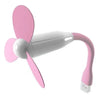 Mini USB Fan Flexible fan For Laptop PC High Quality Portable Fan For Summer Cooling Computer Creative USB Gadget Multi Color USB Fan(Set of 4 Pcs)