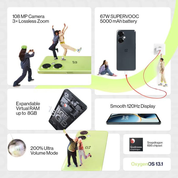 OnePlus Nord CE 3 Lite 5G Mobile Phone