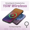 Boat EnergyShroom PB331 (Magsafe) 10000mAh Magnetic Wireless Powerbank, 15W Wireless & 22.5W Wired Charging for (iPhone 16, 15, 14, 13 & 12, Android & Other Qi Enabled Devices) (Purple)