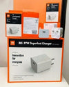 White Mi 27W SonicCharge Superfast charger With C Type Data Cable
