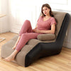 Inflatable Lazy Sofa Chair with Household air Pump | Foldable Lounge Chair with Armrests for Living Room | with Air Pump, Foldable Lounge Chair| Automatic Manual Pump| for Living Room Home |