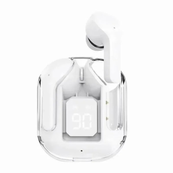 ltrapods Max True Wireless Earbuds | Deep Bass Sound | Bluetooth 5.3 | ENC HD Calling | Sporty Design | Touch Control | USB-C Fast Charging | TWS Earbuds Transparent Case