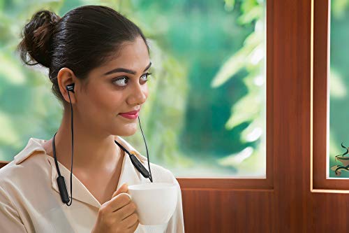 Sony WI-C200 Wireless Headphones with 15 Hrs Battery Life, Quick Charge, Magnetic Earbuds for Tangle Free Carrying, BT ver 5.0,Work from home, In-Ear Bluetooth Headset with mic for phone calls (Black)