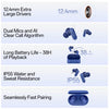 OnePlus Nord Buds 2r True Wireless in Ear Earbuds with Mic, 12.4mm Drivers, Playback:Upto 38hr case, 4-Mic Design, IP55 Rating