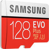 Samsung EVO Plus 128GB Micro SD XC UHS Class 3 100 MB/s Memory Card [ Free AKG Head Phone ]