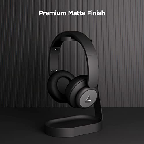 boAt Rockerz 450 Pro On Ear Bluetooth Headphones with Upto 15 Hours Playback, ASAP Charge, 40MM Drivers, Padded Ear Cushions and Dual Modes(Luscious Black)