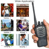 Walkie Talkie for Kids Light Weight with Rechargeable Battery - 2 Way Radio Fun and - Set of 2 - Black Playtime Adventure for Kids and All Ages