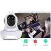 Upgraded V380 Pro HD Smart WiFi Wireless Double Antenna IP CCTV Security Camera with 2 Way Audio, Night Vision (White)
