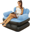 Inflatable Chair,Portable 5 In 1 Inflatable Double Layer Sofa, Unfolding Can Serve As a Bed, Carrying Capacity Of 200kg,Durable and Wear-resistant, Suitable for Indoor and Outdoor Cam
