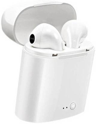 TWS i12 Blutooth Headset - White Bluetooth Headset with Mic Bluetooth Headset(White, True Wireless)