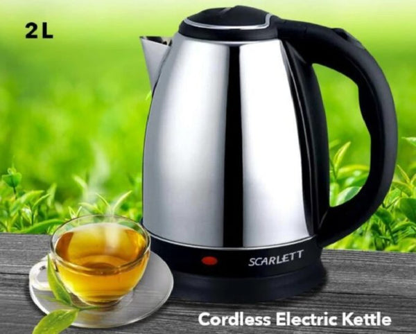 Scarlett Electric Kettle 2 Liter Multipurpose Large Size Tea Coffee Maker Water Boiler with Handle