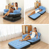 Inflatable Chair,Portable 5 In 1 Inflatable Double Layer Sofa, Unfolding Can Serve As a Bed, Carrying Capacity Of 200kg,Durable and Wear-resistant, Suitable for Indoor and Outdoor Cam