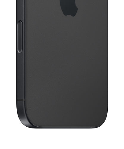 Apple iPhone 16 Black rear detail view
