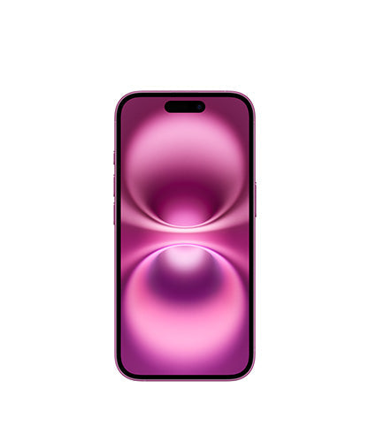 Apple iPhone 16 Pink front view