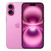 Apple iPhone 16 in Pink - front and back view