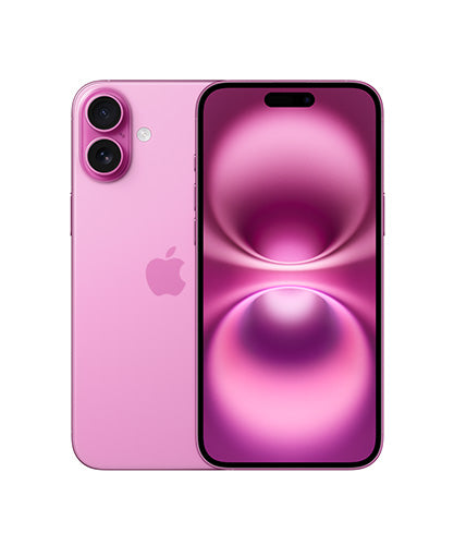Apple iPhone 16 Plus Pink front and back product view