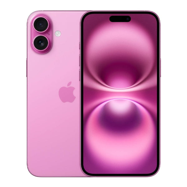 Apple iPhone 16 Plus Pink front and back