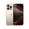 Apple iPhone 16 Pro Desert Titanium front and back