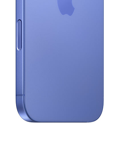 Apple iPhone 16 Ultramarine rear detail view