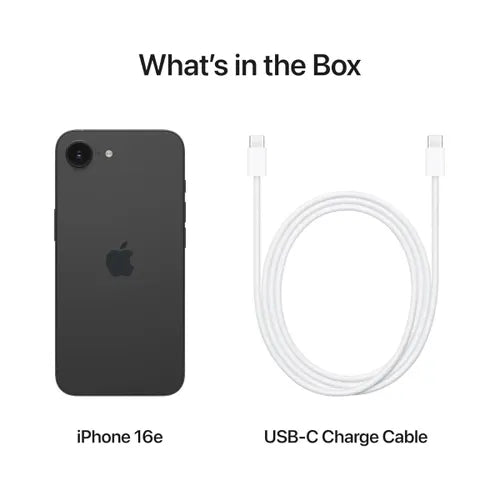 Apple iPhone 16e Black product view 5 - Parvez Mobile Master