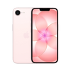 Apple iPhone 17e Soft Pink front and back on white background