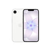 Apple iPhone 17e White front and back on white background