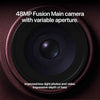 Apple iPhone 18 Pro Max 48MP Fusion main camera feature showcasing the advanced camera lens system with variable aperture designed for detailed photos and professional-quality imaging.