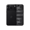 Apple iPhone 18 Pro Max in black colour shown from the front and back with a premium dark finish, large display and advanced triple rear camera system.