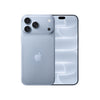 Apple iPhone 18 Pro Max in light blue finish shown from the front and rear, featuring a premium Apple design, large display and professional triple camera arrangement.