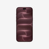 Front view of Apple iPhone 18 Pro Max in burgundy colour showing the large premium display, slim bezels, Dynamic Island design and elegant smartphone finish.