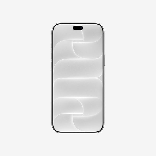 Front display view of Apple iPhone 18 Pro Max in silver colour featuring a clean edge-to-edge screen, slim bezels, Dynamic Island and premium Apple smartphone design.