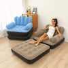 Inflatable Chair,Portable 5 In 1 Inflatable Double Layer Sofa, Unfolding Can Serve As a Bed, Carrying Capacity Of 200kg,Durable and Wear-resistant, Suitable for Indoor and Outdoor Cam