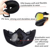 Bike Riding Goggle Mask Anti Scratch UV Protective Open Face & Eyewear Windproof Dirt Shield Adjustable Strap Soft Foam Padded Detachable for Cycling Bike Off Road Racing Riding Unisex