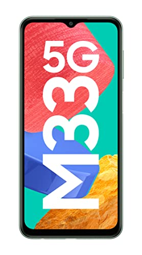 Samsung Galaxy M33 5G (Mystique Green, 8GB, 128GB Storage) | Travel Adapter to be Purchased Separately