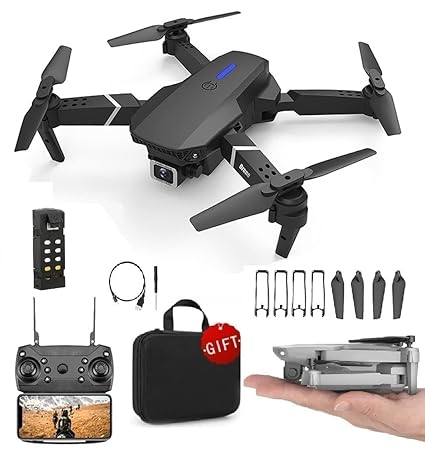 Drone 4K HD Camera Foldable Drone with GPS, Auto Return, One-Touch Take-off/Landing, for Adults