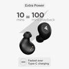 Boult Audio AirBass PowerBuds TWS Earbuds with 120 Hours Total Playtime, Inbuilt Powerbank, Type-C Fast Charging and IPX7 Fully Waterproof (Black)