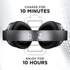 boAt NIRVANAA 751ANC Hybrid Active Noise Cancelling Bluetooth Wireless Over Ear Headphones With Mic, with Up to 65H Playtime,ASAP Charge, Ambient Sound Mode, Immersive Sound,Carry Pouch(Gunmetal Grey)