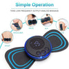 Body Massager, Wireless Portable Body Massager with 8 Modes and 19 Strength Levels Rechargeable Pain Relief EMS Massage Machine