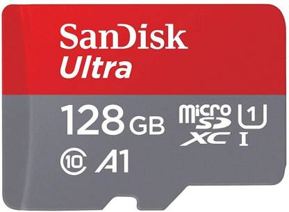 SanDisk ULTRA 128 GB SD Card Class 10 100 MB/s Memory Card [ Free AKG Head Phone ]