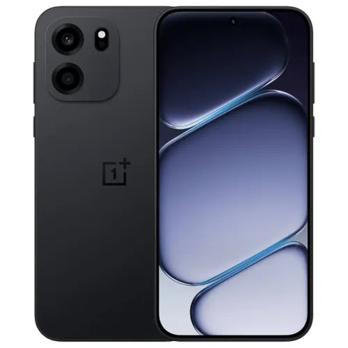 OnePlus Nord CE6 5G Pitch Black front and rear view