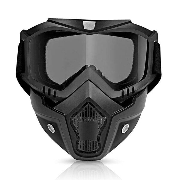 Bike Riding Goggle Mask Anti Scratch UV Protective Open Face & Eyewear Windproof Dirt Shield Adjustable Strap Soft Foam Padded Detachable for Cycling Bike Off Road Racing Riding Unisex